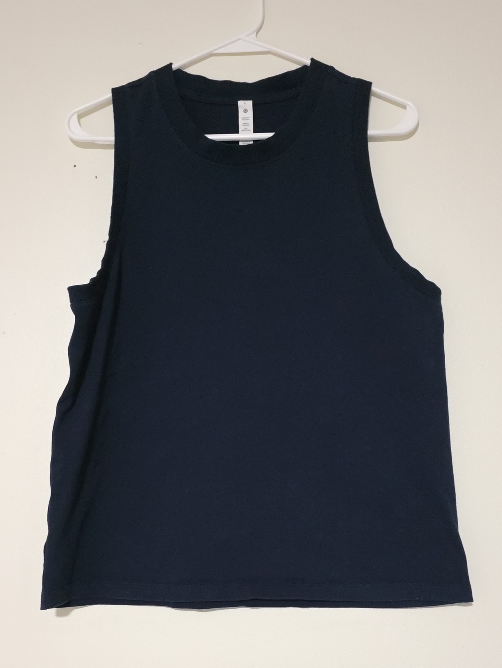 lululemon athletica Navy Crewneck Tank Top